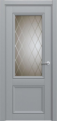 Дверь Status Neo Classic 1021 MILANO РОМБ сатинато бронза