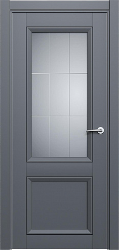 Дверь Status Neo Classic 1021 COSMO Английская решетка сатинато белое