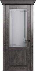 Дверь Status Classic 521 Грань Карниз Дуб Патина