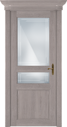 Дверь Status Classic 533 Грань Карниз Дуб Серый