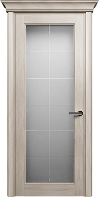 Дверь Status Classic 552 Английская решетка Карниз Ясень