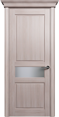 Дверь Status Classic 534 Белое сатинато Карниз Ясень