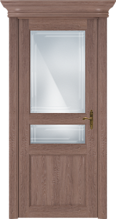Дверь Status Classic 533 Грань Карниз Дуб Капучино