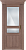 Дверь Status Classic 533 Грань Карниз Дуб Капучино
