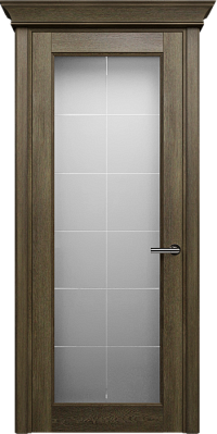 Дверь Status Classic 552 Английская решетка Карниз Дуб Винтаж