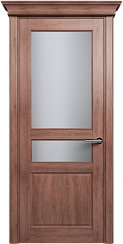 Дверь Status Classic 533 Белое сатинато Карниз Дуб Капучино
