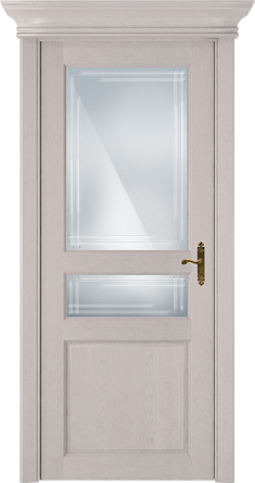 Дверь Status Classic 533 Грань Карниз Дуб Белый