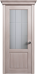 Дверь Status Classic 521 Английская решетка Карниз Ясень