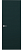 Дверь Status Solid RAL 9004 Ночная бирюза